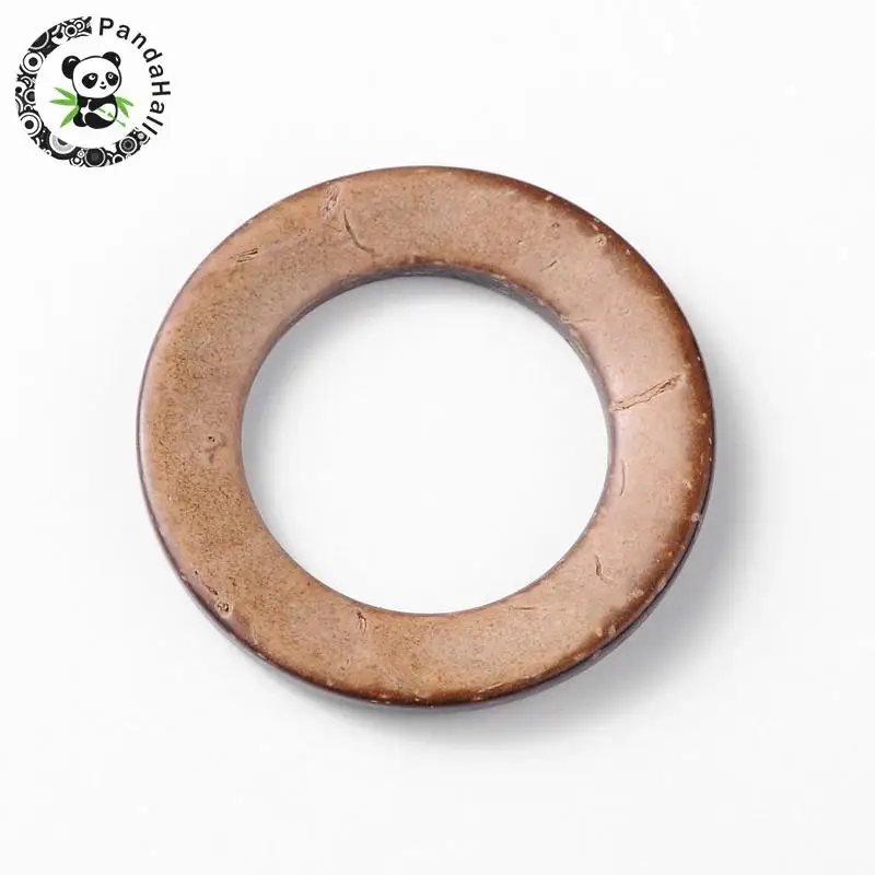 Coco Nut Beads Brown Donut 38mm in diameter | Украшения и аксессуары