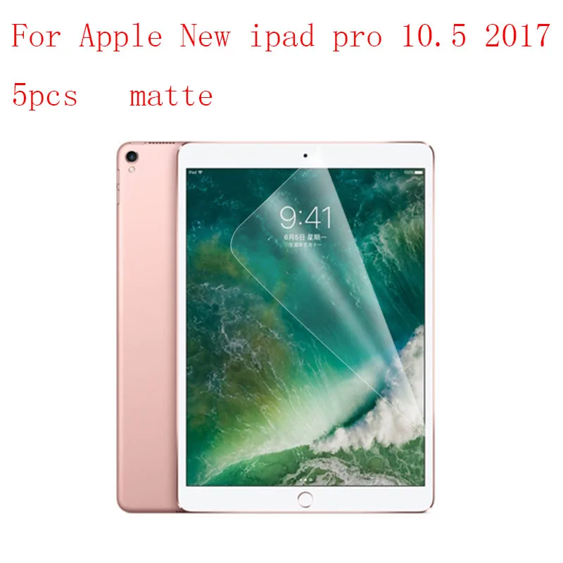 Антибликовая Защитная пленка для ЖК-экрана для Apple New ipad pro 10,5 Взрывозащищенная мембрана 5 шт. в 1 упаковке