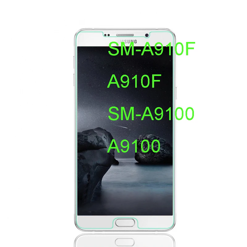 9H закаленное стекло для Samsung A9 Pro SM-A910F A910F SM-A9100 A9100 защита экрана защитное |