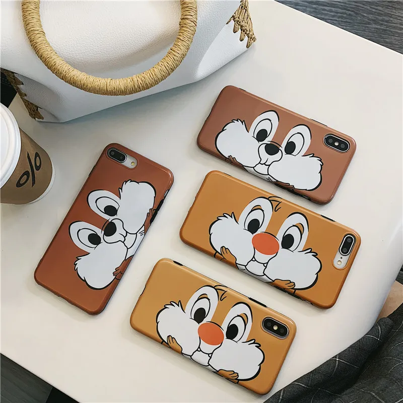 Cute cartoon anime squirrel phone case For iphone Xs MAX XR X 6 6s 7 8 plus Funny Chitty Titi silicone back cover Fundas |