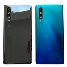 ZUCZUG 3D стеклянный задний корпус для huawei P30 крышка батареи чехол с объективом камеры+ логотип P30 Запасная часть