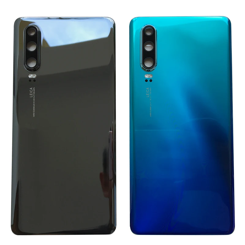 Стеклянная задняя крышка ZUCZUG 3D для Huawei P30 Крышка батарейного отсека с объективом