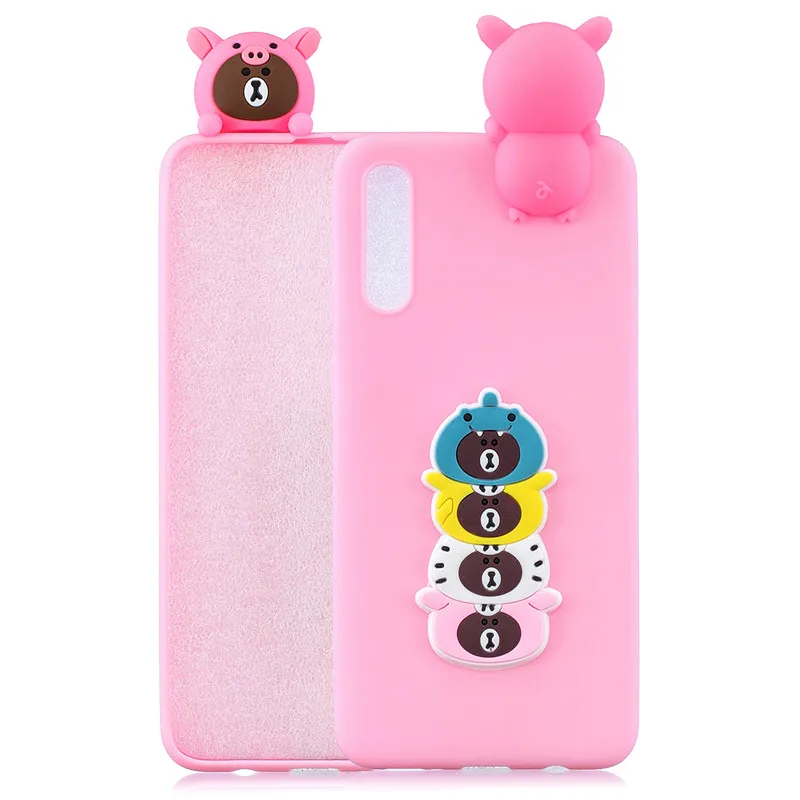 A Для samsung Galaxy A50 чехол на СПС Fundas samsung A50 A 50 A505F чехол 3D кукла игрушечные конфеты мягкие ТПУ Силиконовые чехлы для телефонов для женщин - Цвет: A
