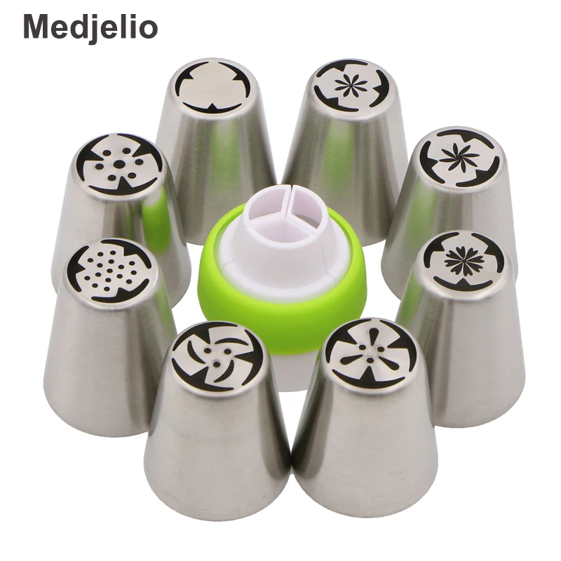 Medjelio 8 шт. разные тычинки форма маргаритки тюльпаны русские насадки для глазури
