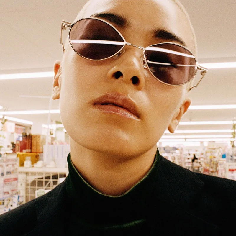 2018 новейшие модные серьги в форме маленького овального солнечные очки мужские