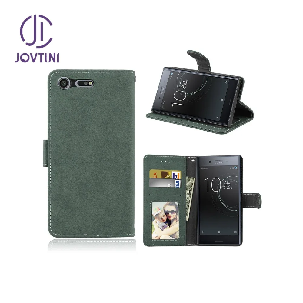 Jovtini для Sony Xperia XZ Премиум чехол нубук Телефон Защитный флип обратно мешок|leather phone