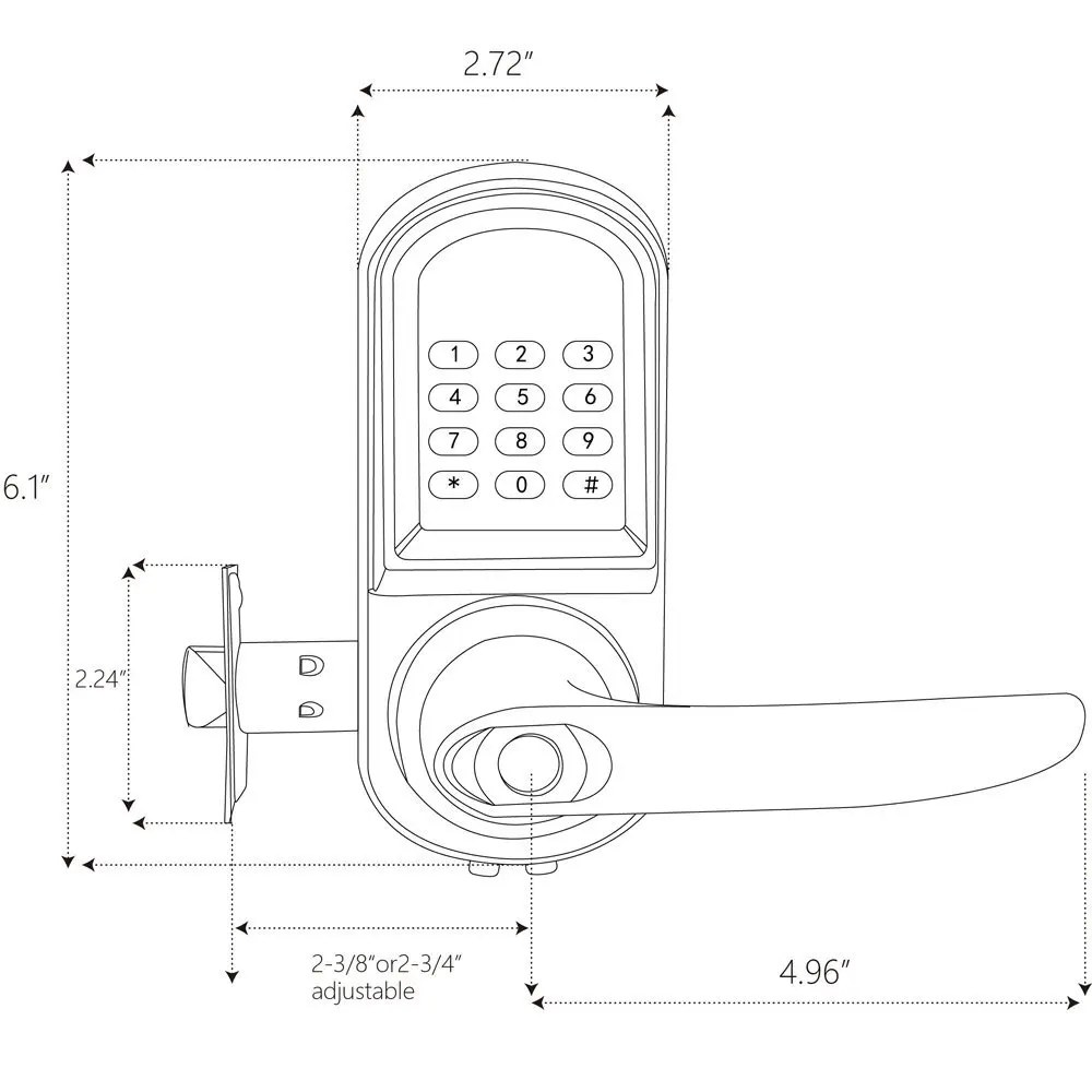Bluetooth электронный дверной замок без ключа цифровой мини электронная клавиатуры