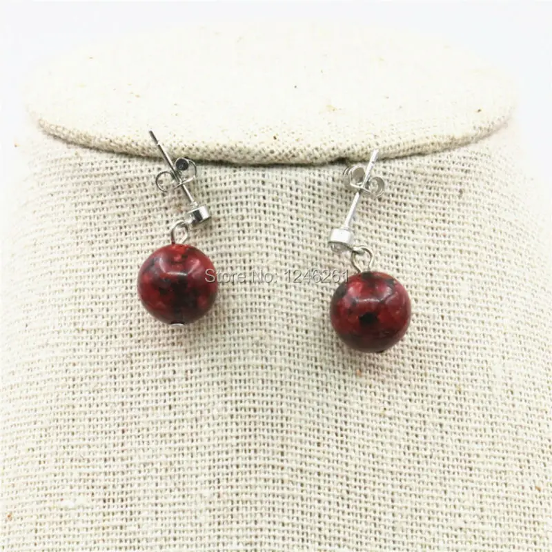 6-14 мм натуральный красный эпидот счастливые Бусы Камни ожерелье с башней цепочка