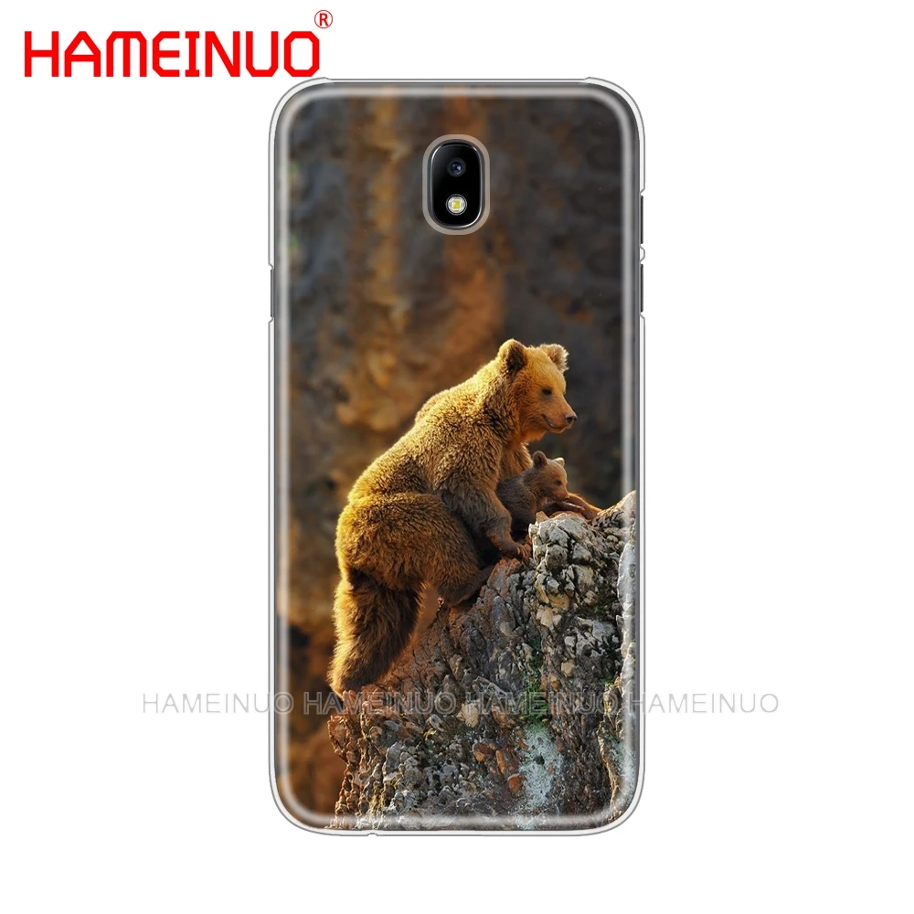 HAMEINUO одинарный Аляска коричневый медведь чехол для телефона Samsung Galaxy J3 J5 J7 2017 J527