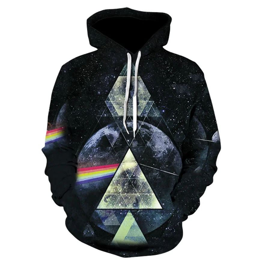 Milky Way series3D космические толстовки с капюшоном синий галактика мужской спортивный костюм Модный пуловер бренд качество Экстра плюс 6XL куртка - Цвет: 6