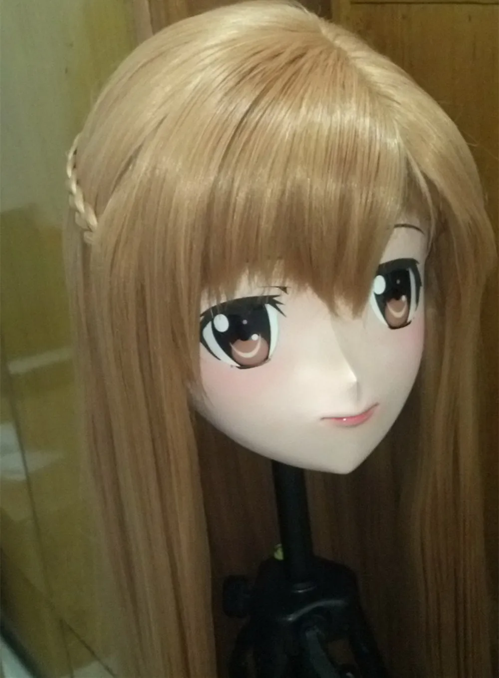 Высококачественная Женская Ручная работа Letax косплей с маской для лица Kigurumi