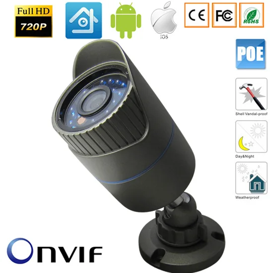 3.6 мм Металл Широкий IP Камера 48 В POE 1080 P 960 720 ONVIF P2P обнаружения движения Wterproof rtsp xmeye