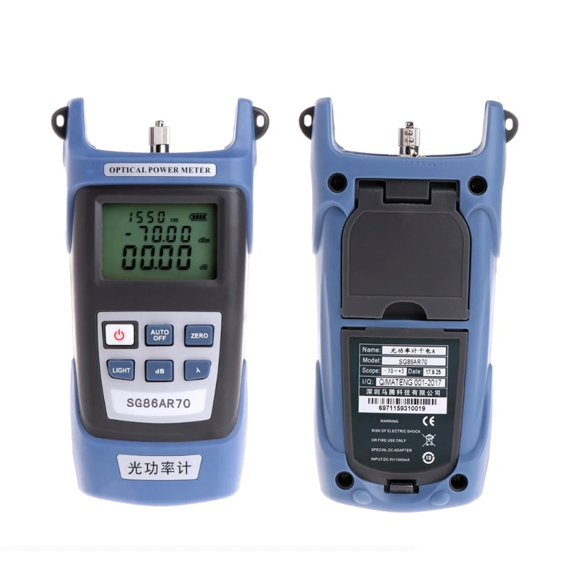 Hoge Precisie Optische Power Meter Fiber Testtools Bedrading Licht Verval Tester G07 Grote Waarde April 4