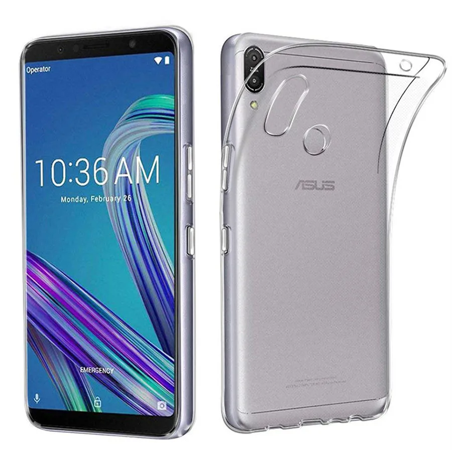 Soft Clear Silicone TPU Case For Asus Zenfone Max Pro M1 ZB601KL ZS620KL ZB570TL ZA550KL ZE620KL ZC520 554 600 551KL Phone |