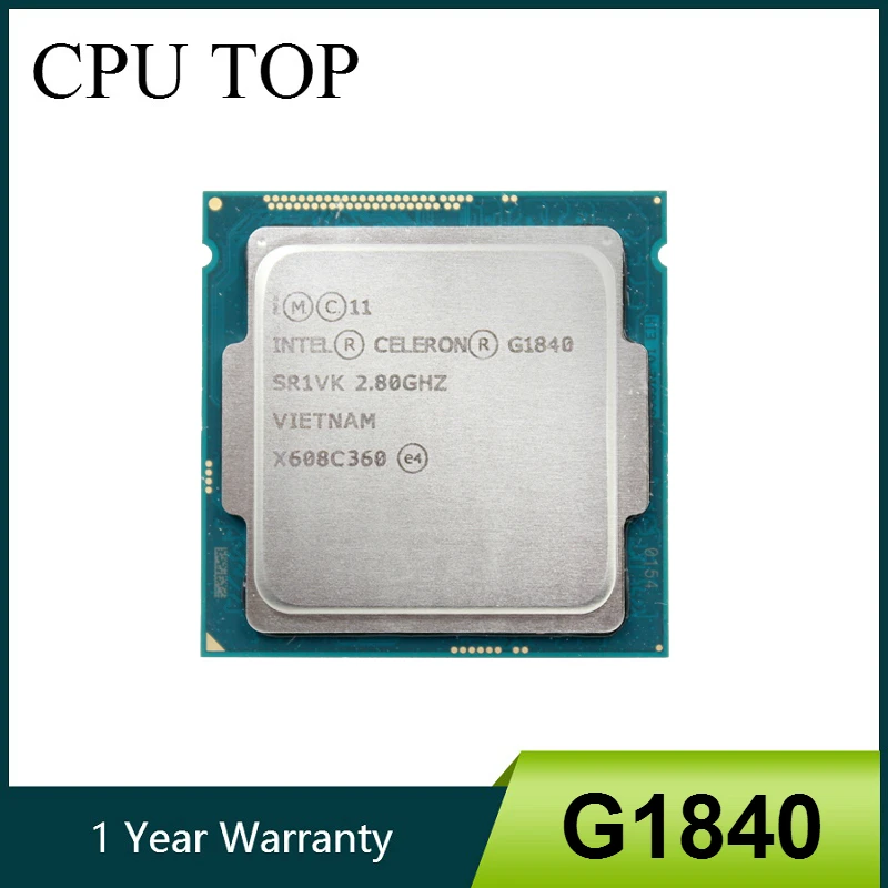 Двухъядерный процессор Intel Celeron G1840 2 8 ГГц Мб кэш памяти SR1VK SR1RR LGA1150 лоток|cpu