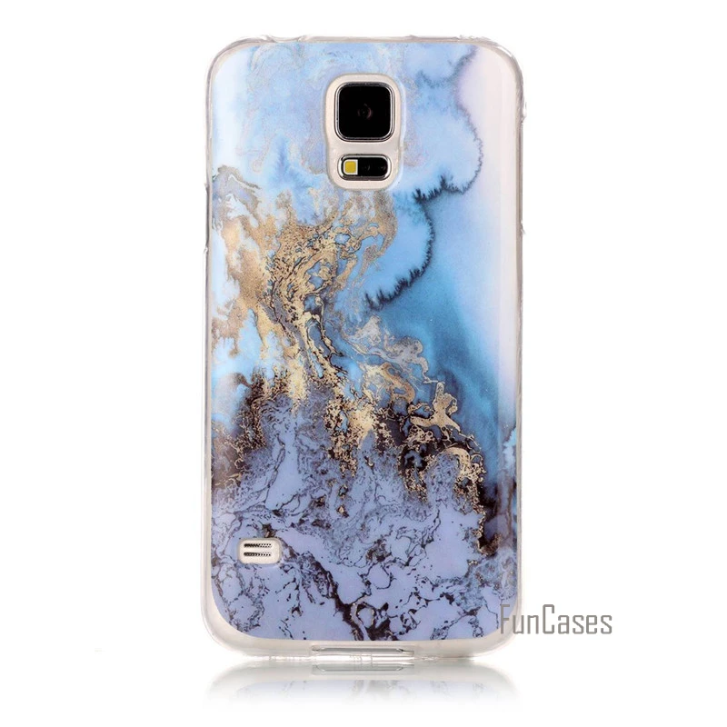 SM G900F G900H крышка Гранит Мрамор эффект мягкий силиконовый чехол для Samsung Galaxy S5 Neo ТПУ