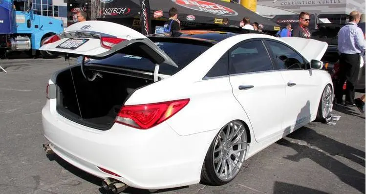 Разноцветный ABS спортивный автомобиль задний спойлер на крыло крышу для Hyundai SONATA 8