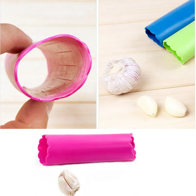 1 шт. силиконовый инструмент для чистки чеснока|cooking tools|garlic peelingsilicone garlic peeler |