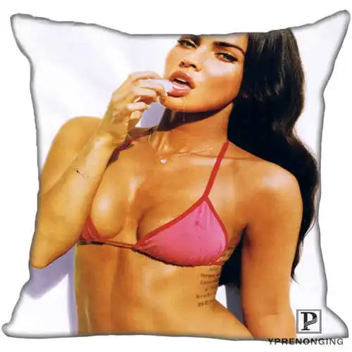 Pillowcase Лучшая Заказная Меган лиса(1) Наволочка на подушку, спальня домашняя квадратная Наволочка на молнии(с одной стороны)#190404-01-189 - Цвет: Pillowcase