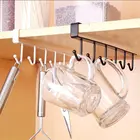 Подвесные крючки для кухонного шкафа, вешалка для хранения салфеток, держатель для кухонного шкафа, чашки, плиты, полотенец, вешалка для посуды, ванной комнаты