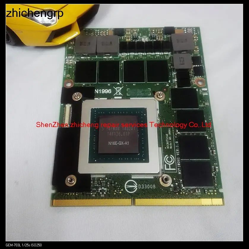 Zhichengrp для MSI 16F4 GT60 GT70 1763 ноутбук MS 1W0H1 GTX 980 м GTX980M N16E GX A1 DDR5 4 ГБ видео Графика