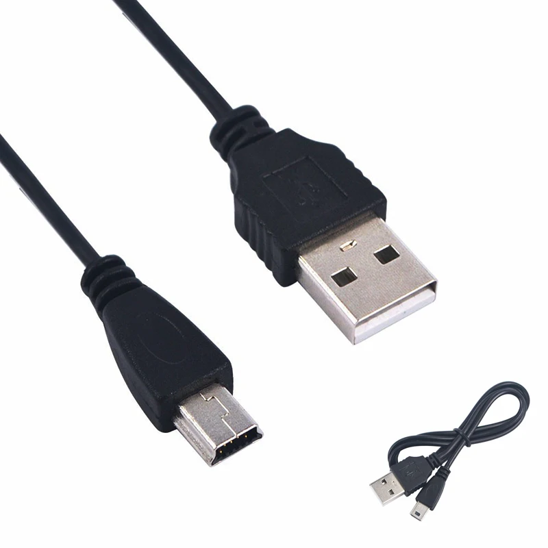 Оптовая продажа 80 см USB 2 0 A папа мини 5 Pin B зарядное устройство зарядный кабель