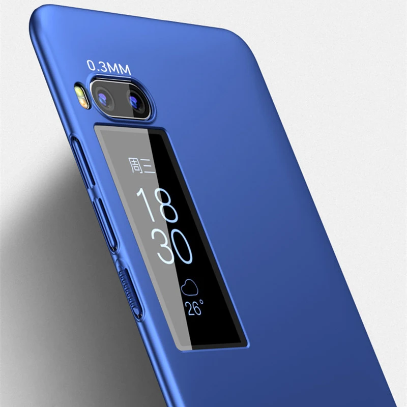 Meizu Pro 7 Plus case cover pro7 back hard PC full protective phone capas black MOFi original and covers |