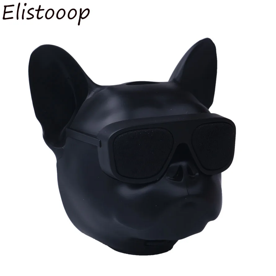 black Aerobull Nano Беспроводной Динамик бульдог Bluetooth Динамик открытый HIFI бас Динамик многоцелевой Touch Управление TF радио карты MP3 - Цвет: black