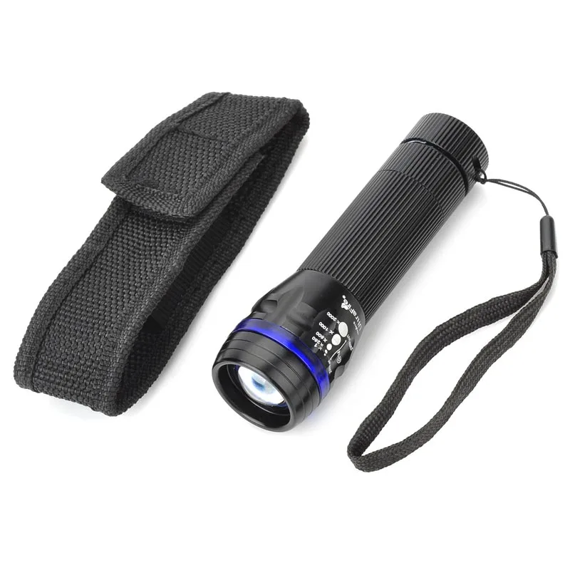 

UltraFire Zooming 350LM 1-LED 3-Mode Waterproof White Flashlight for Bicycle