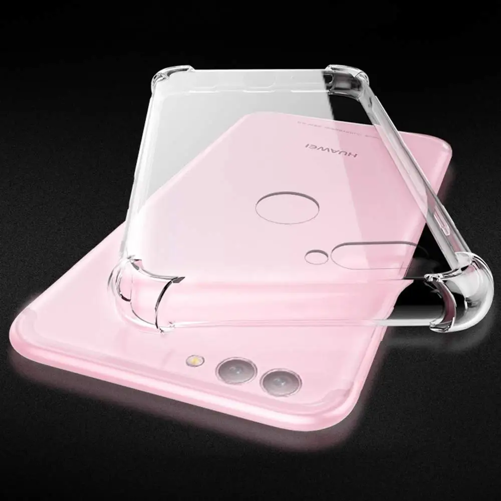 Dirt Resistant Case For Huawei Nova 2 Plus BAC-AL00 Anti Skid Soft TPU Rubber Shock Absorption Transparent Gel Bumper |