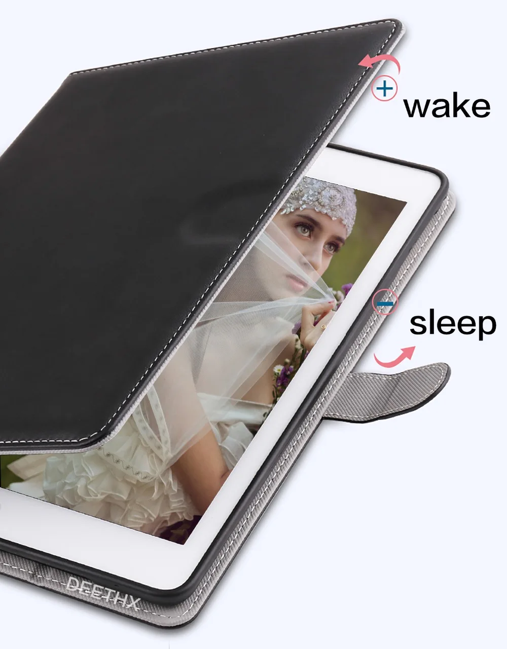 Новое поступление Модный чехол для ipad 2017 искусственная поверхность + мягкая