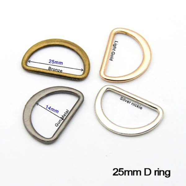 50 шт. D образные пряжки 1 дюйм 25 мм|flat d ring|dee ringd ring 25mm |