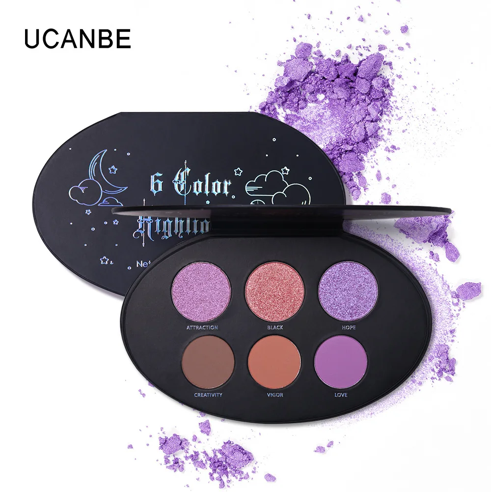 UCANBE Новый Kvd 6 цветов эллиптический высокий светильник s Repair емкость Румяна