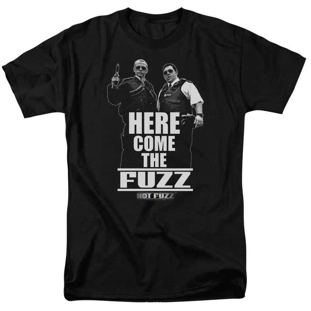 Фузз постер фильма здесь приходят Fuzz лицензированных взрослых Футболка всех