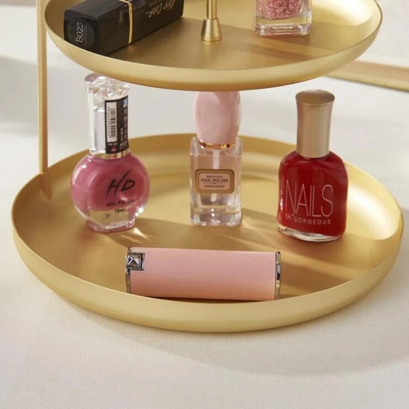 Скандинавский ветер двойная полка для ювелирных изделий губная помада косметика