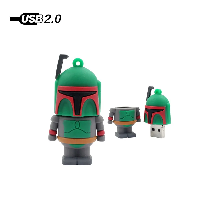Usb флеш накопитель с мультипликационным принтом Звездные войны 128 Мб 4 ГБ 8 16 32 64