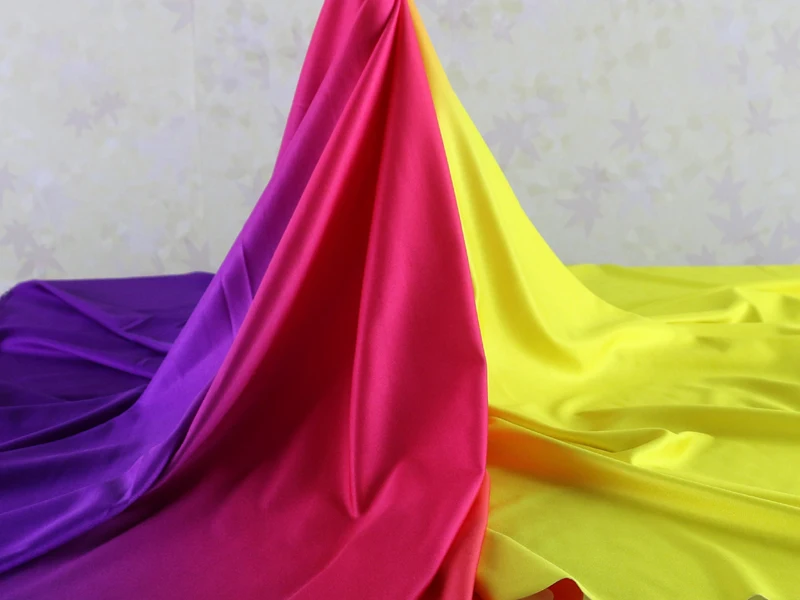 Цветная трикотажная ткань из спандекса с эффектом омбре 50 см * 148 4 способа