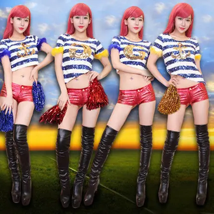 2015 Бесплатная Доставка Лето Стиль Женщины Хип-Хоп DS Костюм Танец Одежды Для