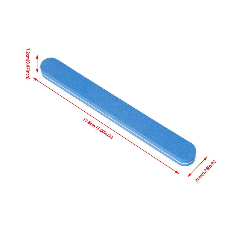Pro Double Sided Manicure Nail File Sanding Boards Pedicure Tool Grit 100/180 | Красота и здоровье