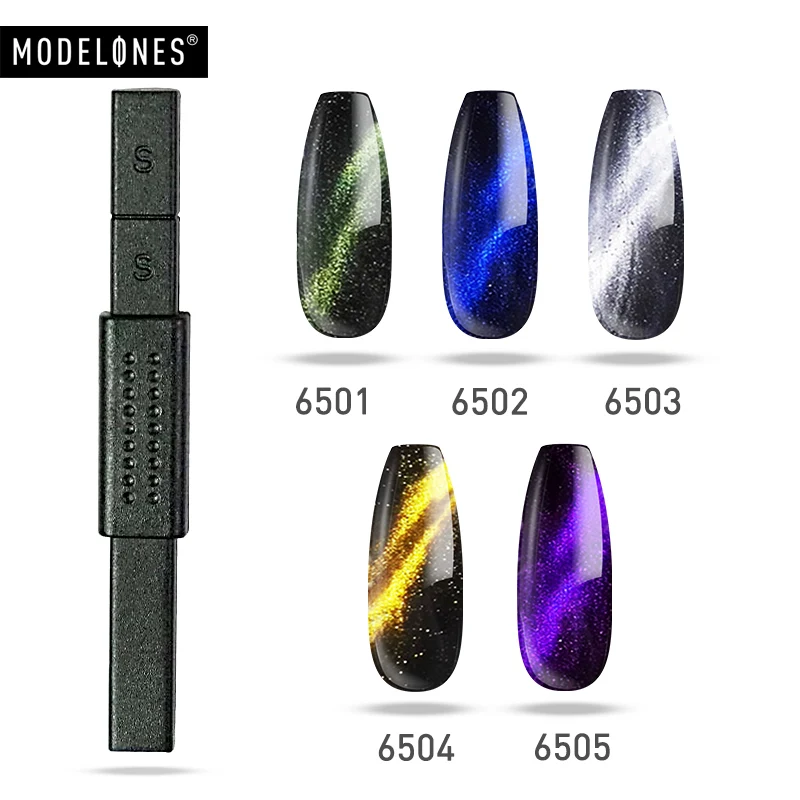 Modelones кошачьи глаза УФ набор гель лаков для ногтей Хамелеон использования с