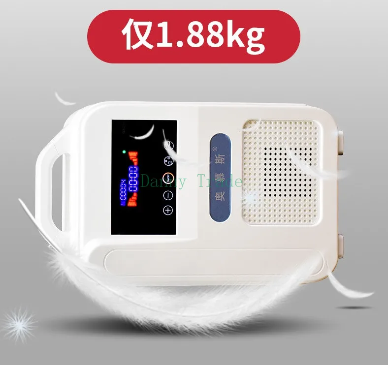 DC12V портативный автомобильный кислородный датчик кислородный генератор чайник 1L/мин концентратор кислорода 55% с автомобильным зарядным устройством и домашнего использования