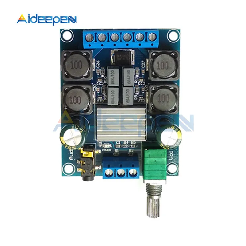 DC 4.5V-27V TPA3116D2 2x50W Dual Channel Digital Stereo Power Amplifier Board Audio Volume Control Module 50W + UP | Инструменты