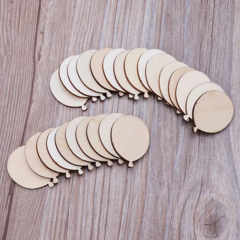 25 шт. деревянные воздушные шары|Поделки из дерева| |