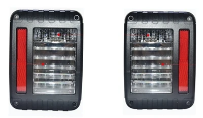 Yait 1 комплект хвост светильник s для Jeep Wrangler 2007- JK JKU с перерывом Резервное копирование светильник обратный поворотные парковочные сигнальные лампы в сборе - Цвет: G3 Clear
