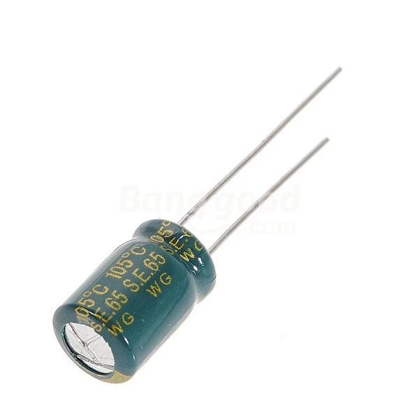 Leonaboy 1PC 1000uF 16V 105C Radial Electrolytic Capacitor Component Aluminum | Электронные компоненты и