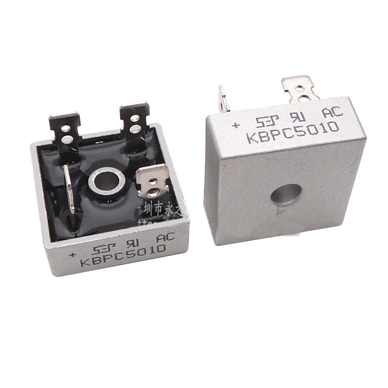 10 шт./лот диодный мост KBPC5010 50A 1000 В Диодные мосты выпрямитель kpr 5010 Диод