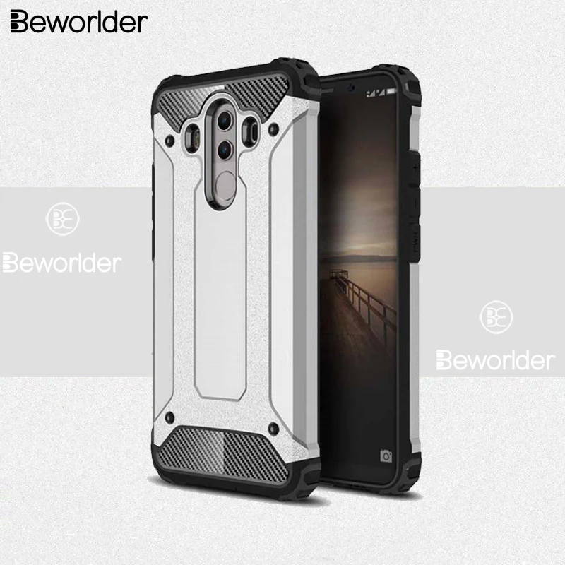 Чехол beworld для huawei mate 10 Pro полный защитный двухслойный мягкий чехол из ТПУ Жесткий
