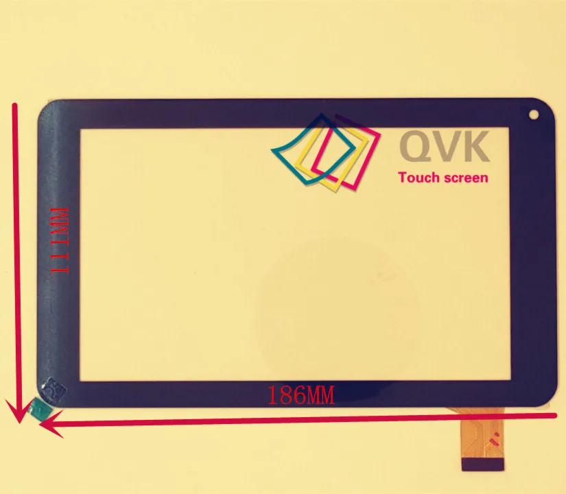 

7inch capacitive touch screen panel glass and external screen Fpc-TP070245-01 86VDSC noting size and color