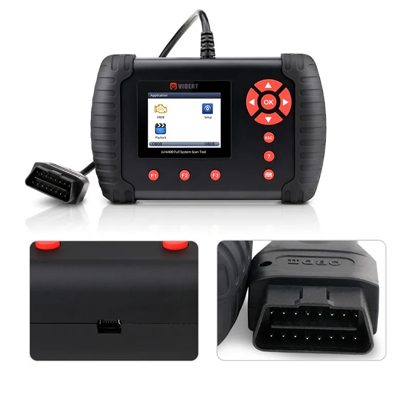 Диагностический инструмент VIDENT iLink400 цельная система поддержка ABS/SRS/EPB/DPF