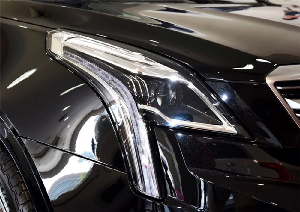 Для Cadillac XT5 ATS CTS XTS SRX SLS Автомобильные фары прозрачные линзы Авто оболочка Крышка